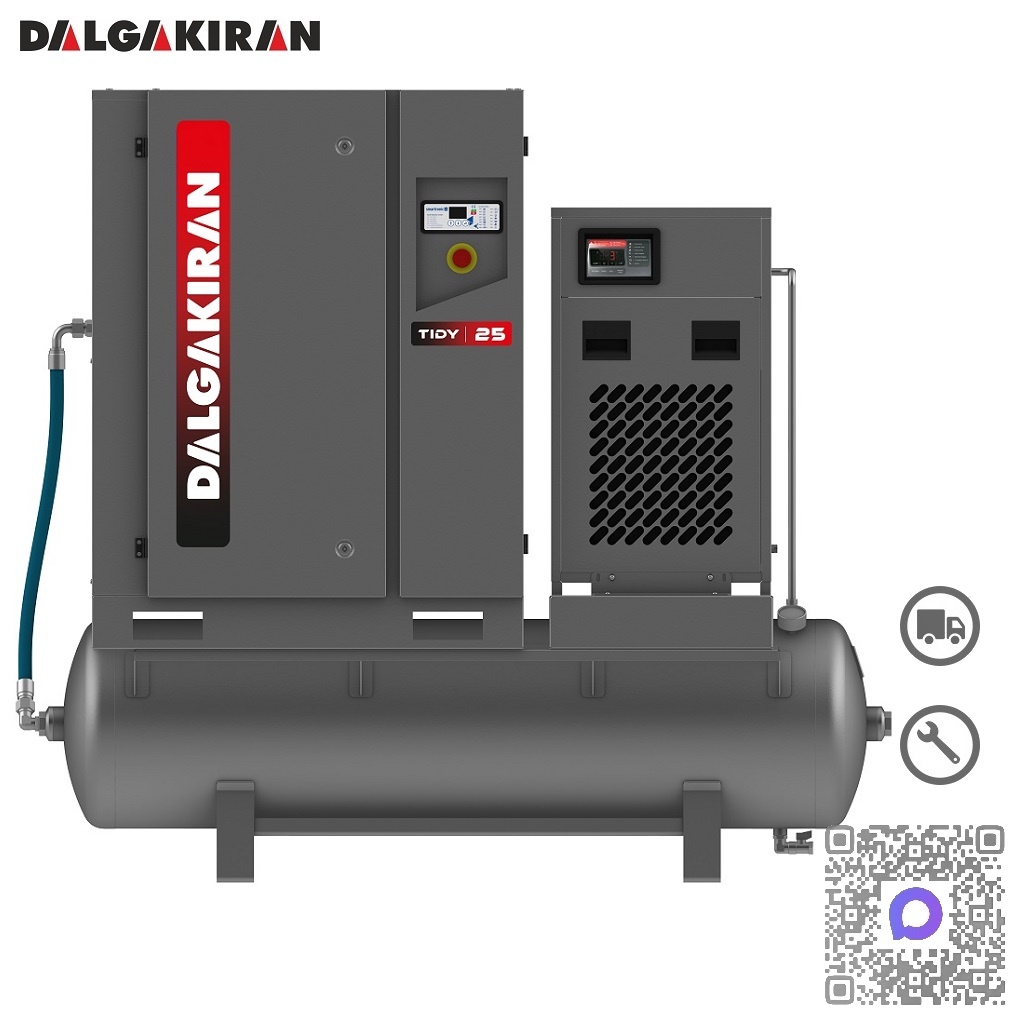Винтовой компрессор с осушителем Dalgakiran Tidy-N 25 Compact