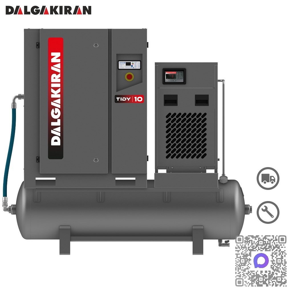 Винтовой компрессор с осушителем Dalgakiran Tidy-N 10 Compact