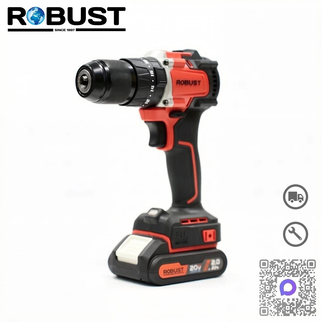 Аккумуляторная ударная дрель/шуруповерт Robust RB 1202