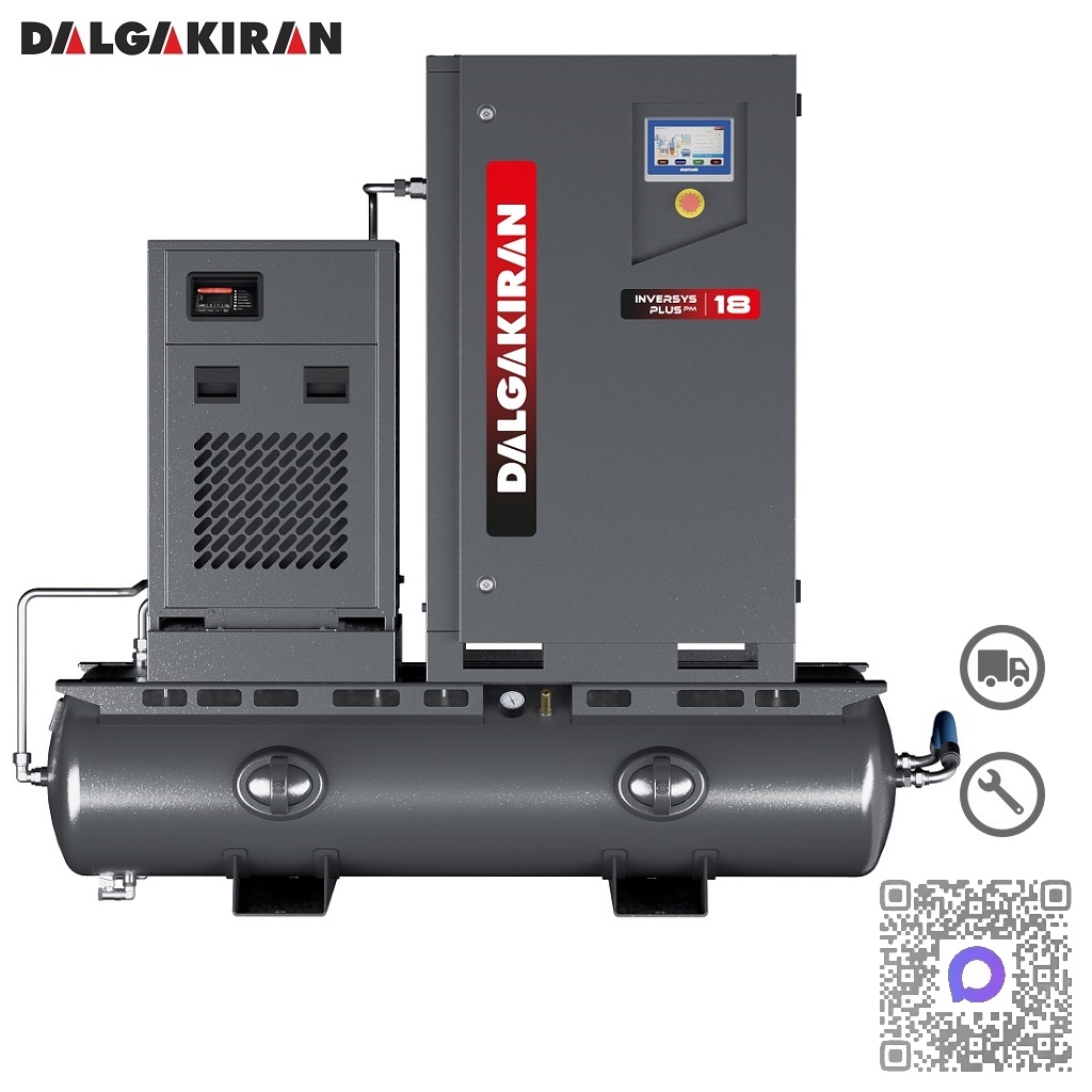Винтовой компрессор Dalgakiran INVERSYS Plus PM 18 Compact