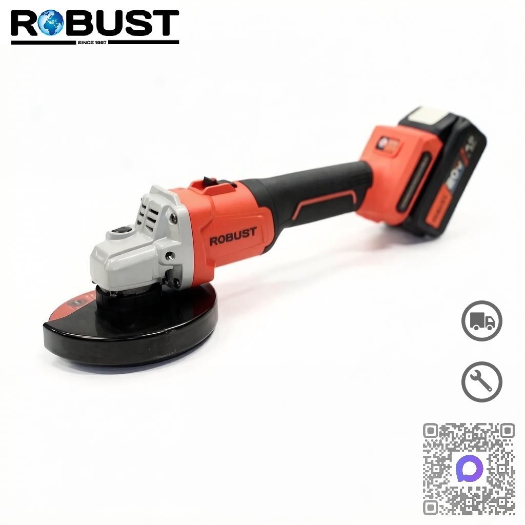 Аккумуляторная болгарка Robust RB 20125