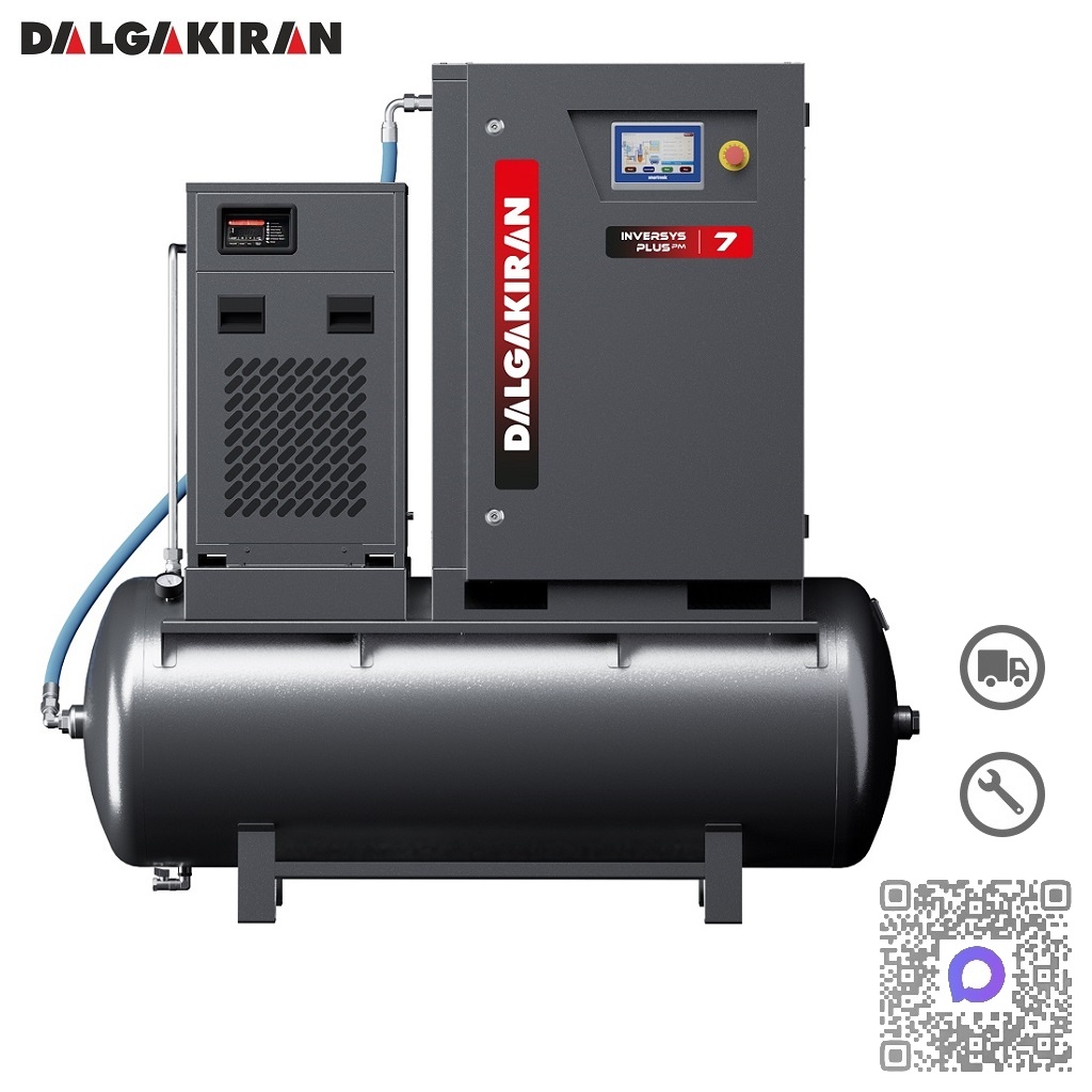 Винтовой компрессор Dalgakiran INVERSYS Plus PM 7 Compact