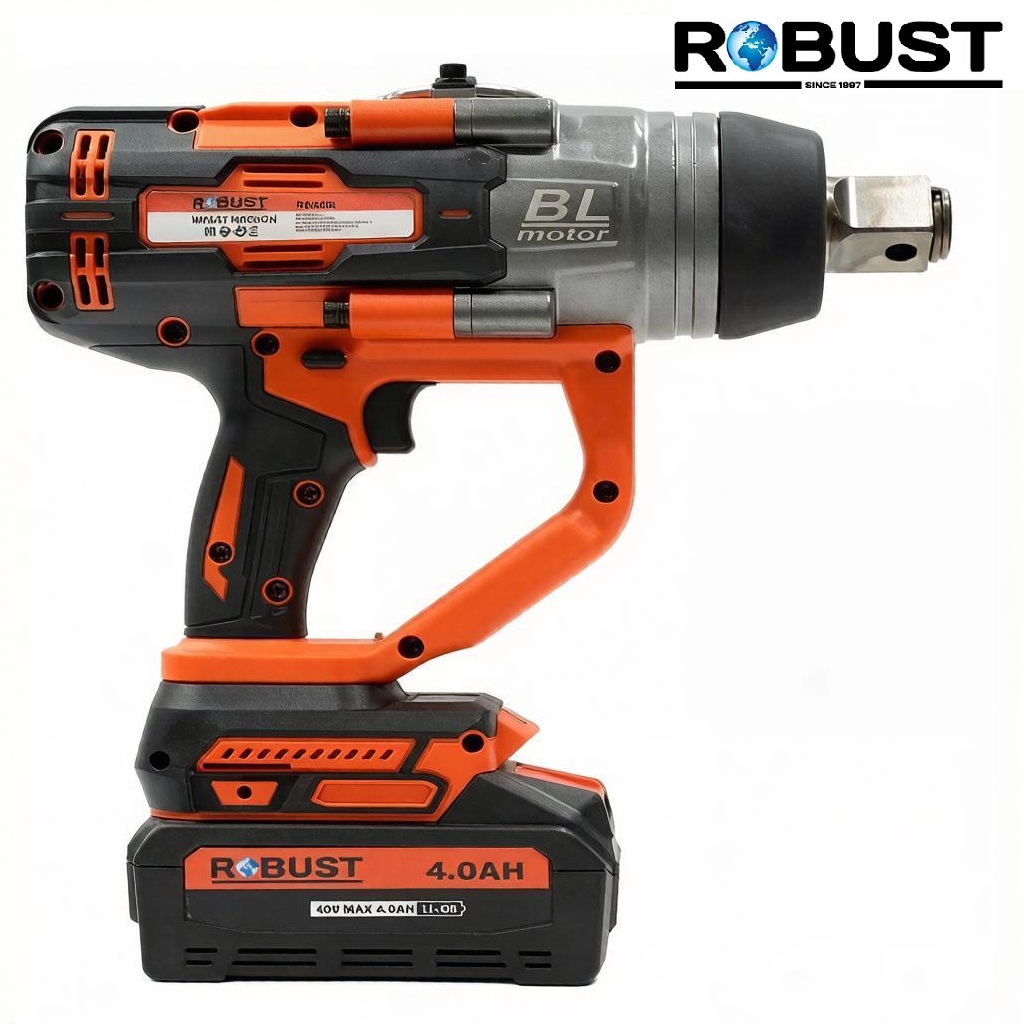 Аккумуляторный ударный гайковерт Robust RB4008