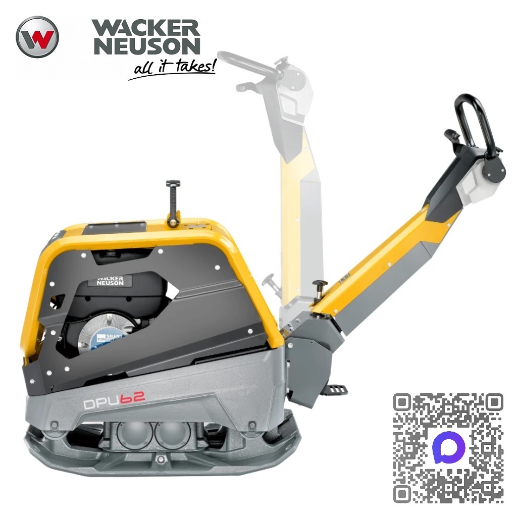 Виброплита Wacker Neuson DPU 6260 Hehp вид сбоку