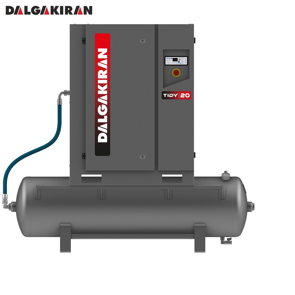 Винтовой компрессор с ресивером Dalgakiran Tidy-N 20